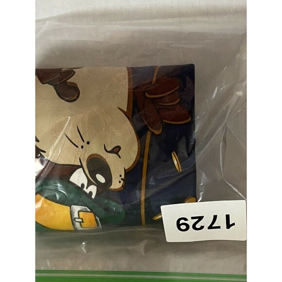 Looney Tunes Taz Tie  Shamrock Shorts  Coins Navy Blue Polyester Novelty Necktie - Picture 5 of 6